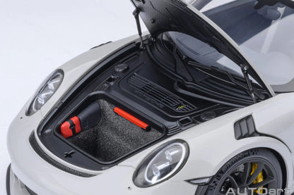 AUTOART 1/18 Scale New Porsche 911 (991.2) GT3 RS Weissach Package Car model Sports car Static collection