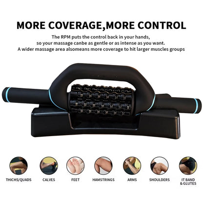Electric Massage Roller Impact Massager For Deep Tissue And Muscle Relaxation, Rechargeable To Relieve Back Relax After Exercise