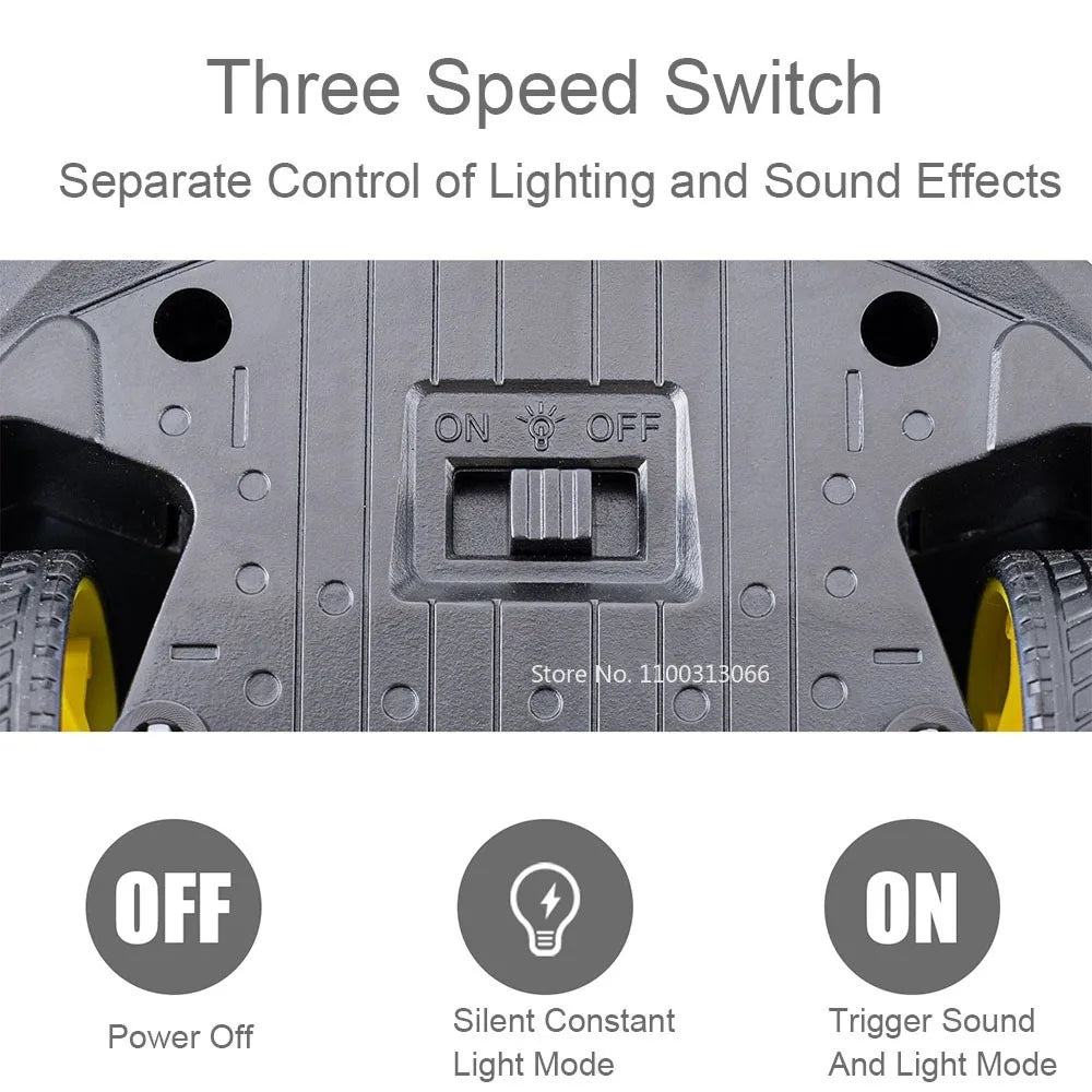 BYD YANGWANG U9 1:24 Cars Miniature Models Toys Wheel Shock Absorption Light Music Supercar
