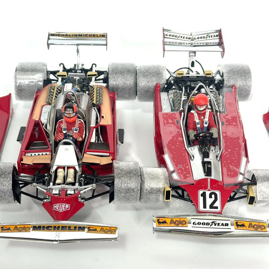 Exoto 1/18 Ferrari 312T #12, Ferrari 312T4 #12 Dual 1970s Formula 1 (F1) Racing Car Models