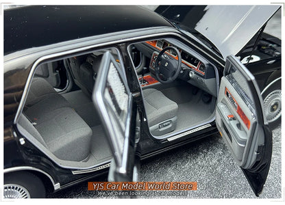 Almost Real Car model 1/18 Toyota Century alloy full open model 1997 black Static collection Collect Holiday gift