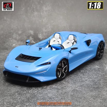 LCD Diecast car model 1:18 McLaren ELVA car model metal static display collection