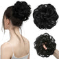 Synthetic Messy Hair Bun Extensions Big Curly Elastic Hair Scrunchies Hairpieces Chignon Donut Updo Hair Pieces for Women