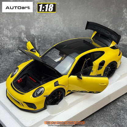 AUTOART 1/18 Porsche 911 (991.2) GT3 RS Weissach Package Car model  Send to a friend  Personal collection Static ornament