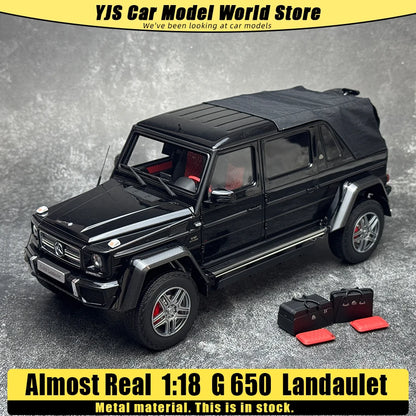 Almost Real diecast model 1:18 G 650 Landaulet G650 SUV car model alloy collection gift to friends and family