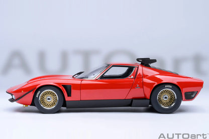 AUTOart 1:18 SCALE  Lamborghini MIURA SVR "JOTA" Car model Static ornament Collect Holiday gift