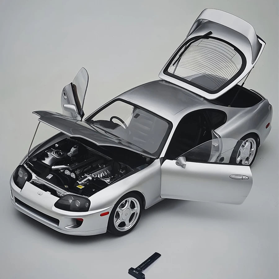 WHELART Diecast model 1/18  Ty SUPRA A80 Metal Car model Static display collection holiday gifts