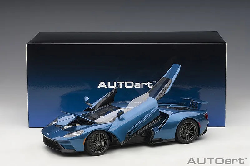 AUTOART 1:18 scale Ford GT ABS material Full Open car model Static Display Holiday gift collection Sports car model