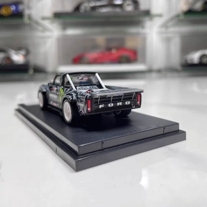 SW 1:64 Mustang Hoonicorn F-150 Monster Energy Tianmen Mountain High Detail Diecast Alloy Car Model Display Collect Perfect Gift