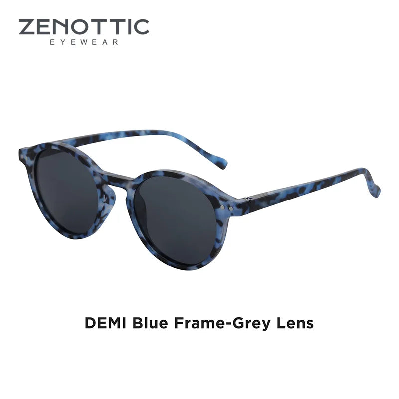 ZENOTTIC (S Size) Retro Circular Polarized Sunglasses 2026 Men Women Vintage Small Round Sun Glasses UV400 Goggles Shades