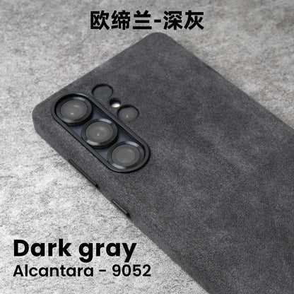 Magnetic ALCANTARA Case for Samsung Galaxy S25 S24 Ultra 5G Luxury Business Supercar Same Luxury Suede Leather Phone Cases