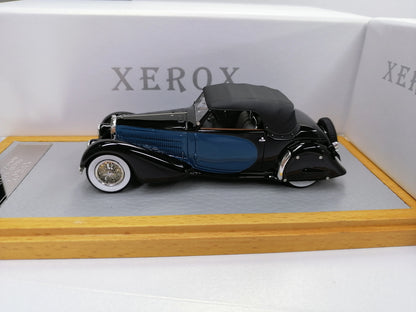 XEROX 1:43 Bugatti Type 57 1936 Classic Cars Limited 49pcs Worldwide Resin Metal Static Car Model Toy Gift