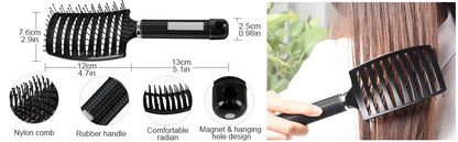 Hair Detangling Massage Brushes Women Magic Hair Scalp Massage Comb Fast Drying Hair Straight Professional hair styling tools