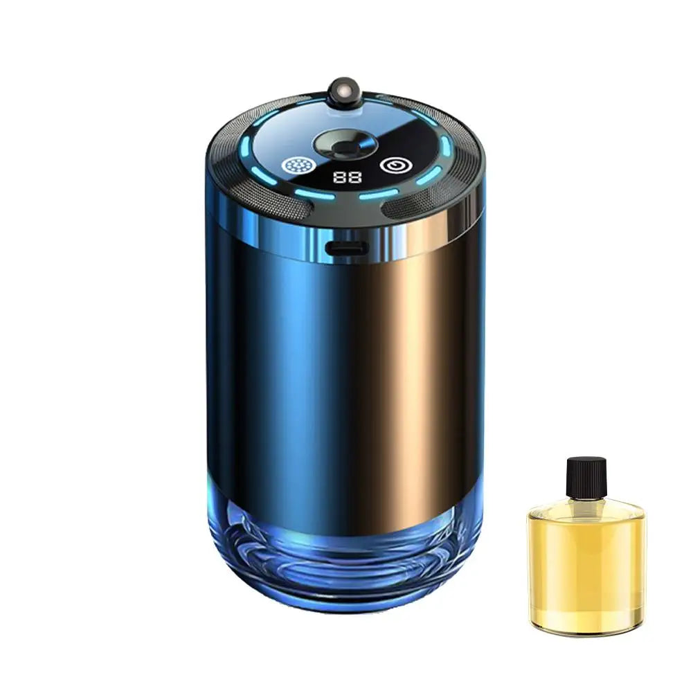 Car Electric Air Diffuser Aroma Car Air Vent Humidifier Mist Aromatherapy Air Freshener Removing Odor Eliminator Rechargeable