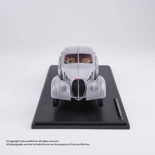 Solido 1/18 Bugatti Atlantic Type 57 SC 1937 Diecast Vehicle Model with Two Open Doors Limited Edition Cars Gifts