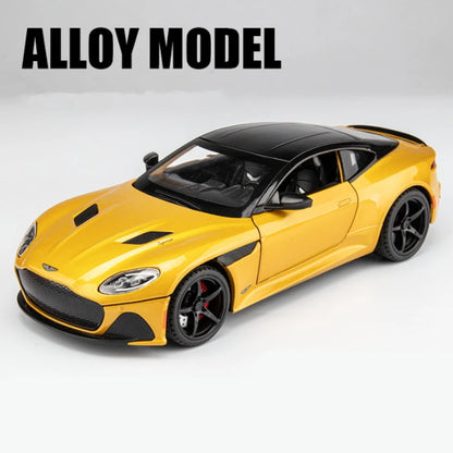 Aston Martin DBS Superleggera 1:24 Alloy Sports Car Diecasts & Toy Vehicles Metal Car Model Simulation Collection Toys Gift