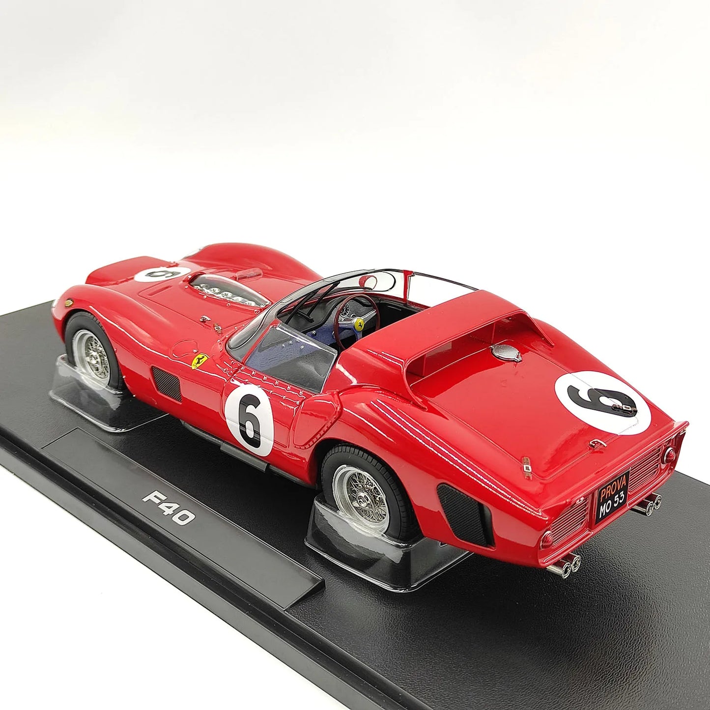 Ferrari F40 24H Le Mans Defective KK 1:18 Scale Alloy Car Model