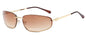 New Y2K Sunglasses For Women High Quality Oval Fashion Luxury Brand Rimless Glasses Trendy Woman Alloy Ladies Shades Eyewear