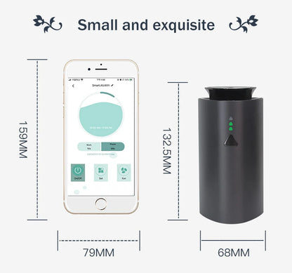 Car Diffuser Humidifier Auto Air Purifier Aromo Air Freshener USB Charging Electric Smell for Home Room Fragrance 1200mAh