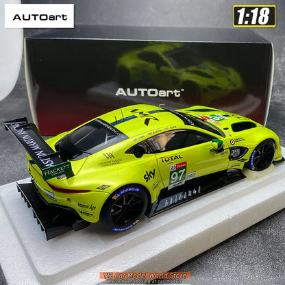 AUTOart 1/18 SCALE Aston Martin Vantage GTE Le Mans Pro 2018 Car model Static collection Furniture for display
