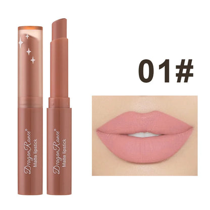 Nude Matte Waterproof Lipstick – Long‑Lasting Velvet Lip Cosmetics for Women