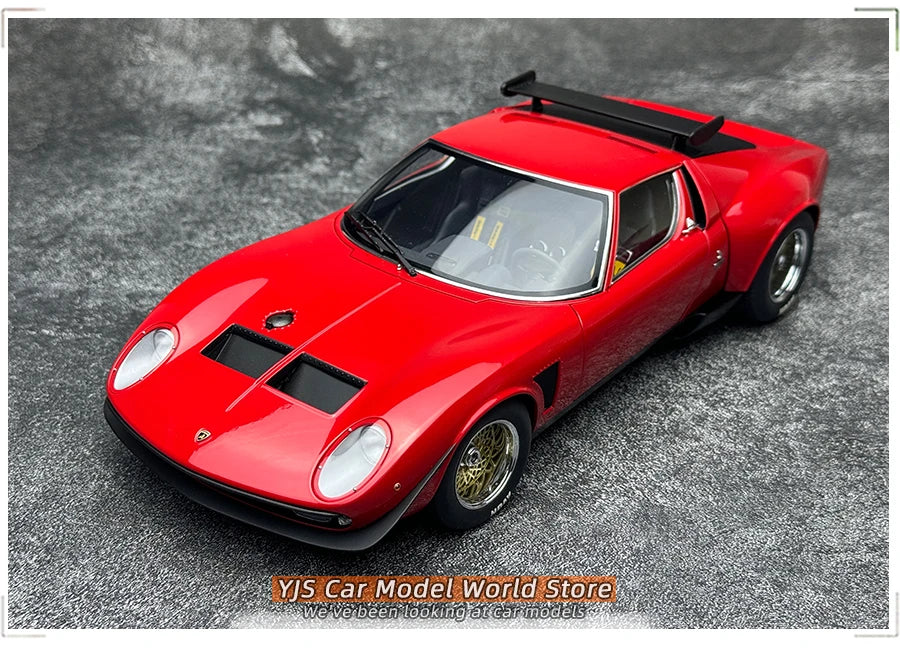 AUTOart 1:18 SCALE  Lamborghini MIURA SVR "JOTA" Car model Static ornament Collect Holiday gift
