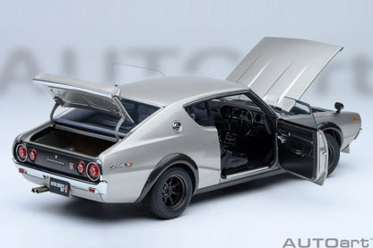 NISSAN SKYLINE 2000 GT-R (KPGC110) TUNED VERSION RS WATANABE WHEEL AUTOart 1/18 Static display model gift collection