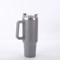 Personalized 40oz Customized Thermos Cups/Handle & Straw - Custom Name/Photo Insulated Stainless Steel Cup