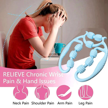 Trigger Point Roller Massager for Forearm, Elbow, Hand, Arm, and Leg Myofascial and Fascial Release, Deep Tissue Self Massage