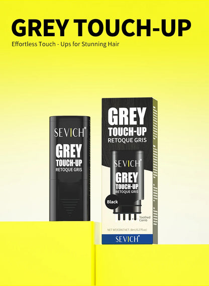 Waterproof Quick Hair Dye Stick with Comb Temporary Long-Lasting Hair Color Stick Disposable Fast Gray Coverage Hair Color Pen