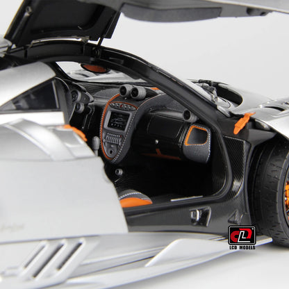 LCD CLD Diecast model 1/18 scale Pagani Imola Metal static decoration Holiday gift collection