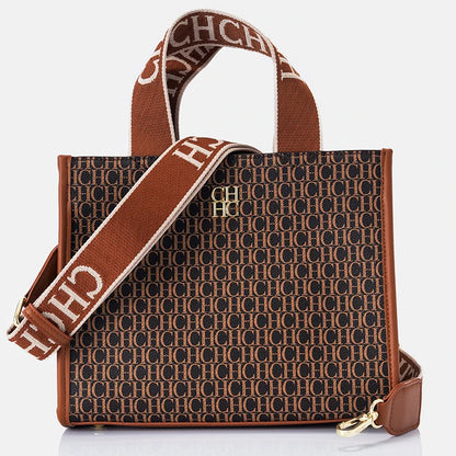 CH Fashion Monogram Print High Quality Metal Logo Casual Light Luxury Brand Designer New Women's Handbag