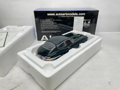 Autoart 1:18 E-Type Coupe Green Simulation Limited Edition All Open Alloy Metal Static Car Model Toy Gift