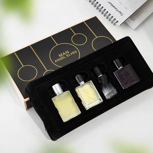 Luxury Brand Perfume Men Cologne Man Parfums Homme 120ml Hombre Perfumes Masculinos Gift Box 4Pcs Set Plant Floral Scent Spray