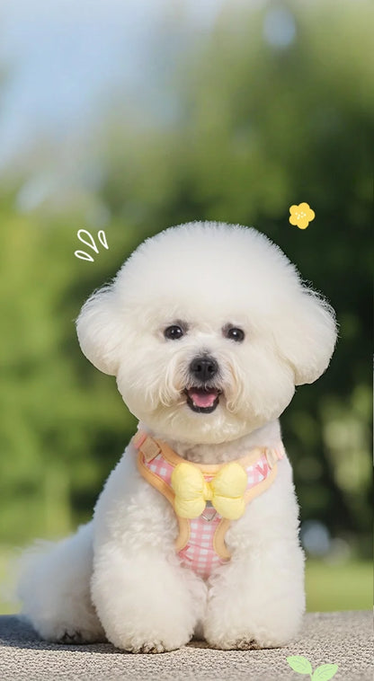 New Dog Harness  Air Cushion Breathable Soft Mesh Cat Vest Adjustable No-Pull Pet Harness for  Small Medium Large Dogs Puppies