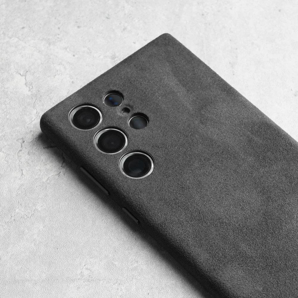 Magnetic ALCANTARA Case for Samsung Galaxy S25 S24 Ultra 5G Luxury Business Supercar Same Luxury Suede Leather Phone Cases