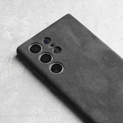 Magnetic ALCANTARA Case for Samsung Galaxy S25 S24 Ultra 5G Luxury Business Supercar Same Luxury Suede Leather Phone Cases