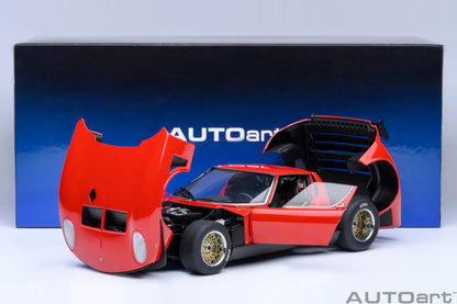 AUTOart 1:18 SCALE  Lamborghini MIURA SVR "JOTA" Car model Static ornament Collect Holiday gift