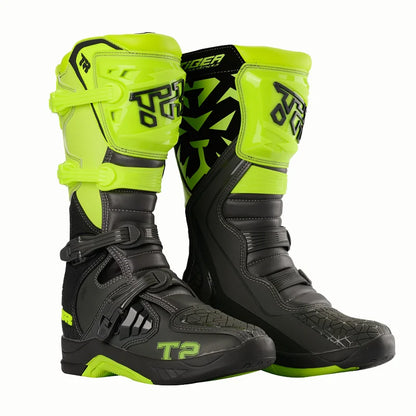 Professional Motorcycle Boots Men Motocross Off Road Racing Boots Wear Resistant Botas Moto Anti-slip Motorcyclist Shoes