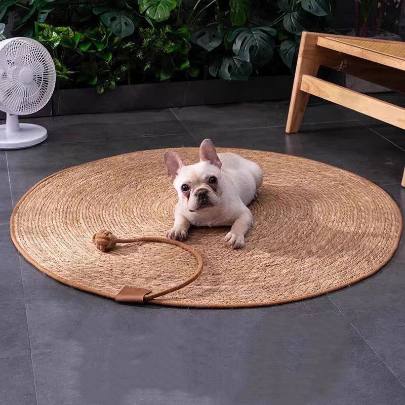 Dog Cat Scratcher Rattan Mat Board Cat Scratch for Sharpen Nails Scraper Cats Tree Cat scratching post Sofa Mats Furniture Protector