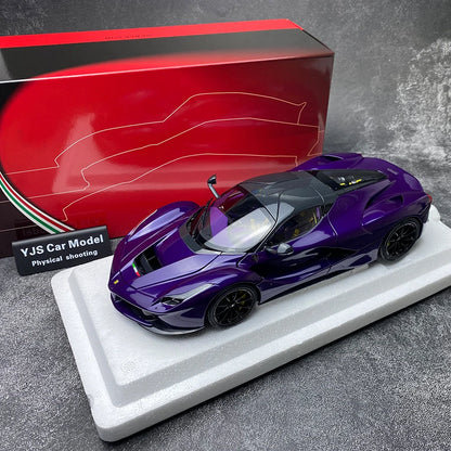 BBR MODELS 1/18 LaFerr sports car red metal static display car model collection Diecast model