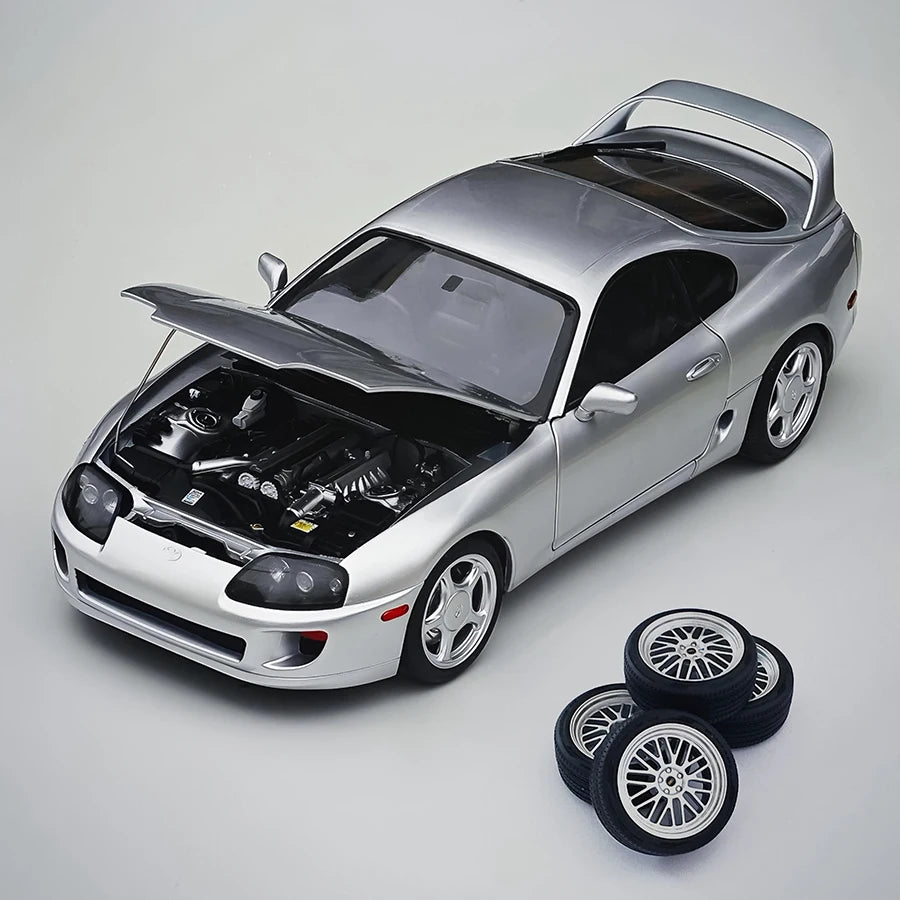 WHELART Diecast model 1/18  Ty SUPRA A80 Metal Car model Static display collection holiday gifts