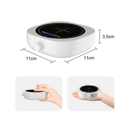 WESTTUNE Digital Display Magnetic Stirrer Laboratory Magnetic Mixer Portable Liquid Stirrer Plate with Stir Bar 200-2000 RPM