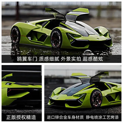 Bburago 1:24 Lamborghini Terzo Millennio Alloy Car Diecasts & Toy Vehicles Car Model Miniature Scale Model Car For Children