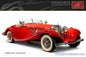 Pre sale CMC 1:18 Mercedes Benz 500K sports car alloy fully open car model collectibles limited edition worldwide