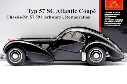 CMC 1:18 57SC Atlantic 1938 Simulation Limited Edition All Open Alloy Metal Static Car Model Toy Gift