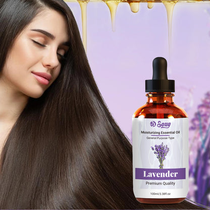 100ml Lavender Plant Essential Oil Massage SPA Moisturizing Comfortable Calming Nourishing and Moisturizing  Essence No Additive