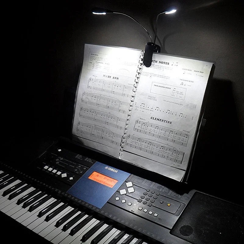 Mini led Book Night Light table lamp eye protection adjustable clip-on desk lamp battery powered flexible study bedroom reading