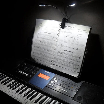 Mini led Book Night Light table lamp eye protection adjustable clip-on desk lamp battery powered flexible study bedroom reading