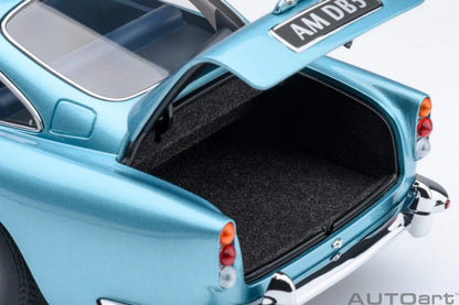 Autoart 1/18 ASTON MARTIN DB5  ABS 007/Goldfinger Bond , door full open sports car model static decoration collection